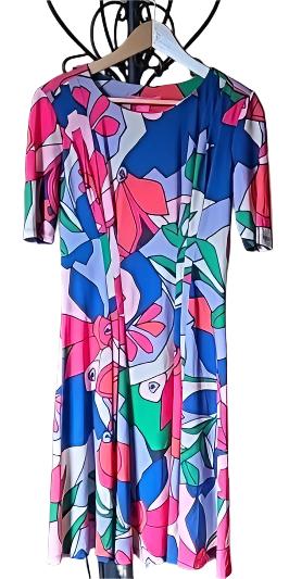 NWT Catherine Malandrino Floral Abstract Print Dress | Size Small