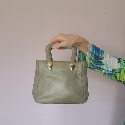 VINTAGE | Mushroom Gray Handbag