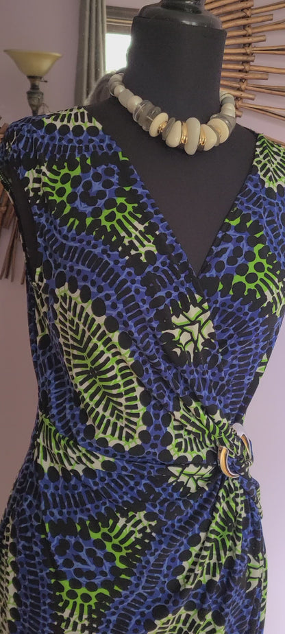 London Times Sleeveless Dress | Size 8